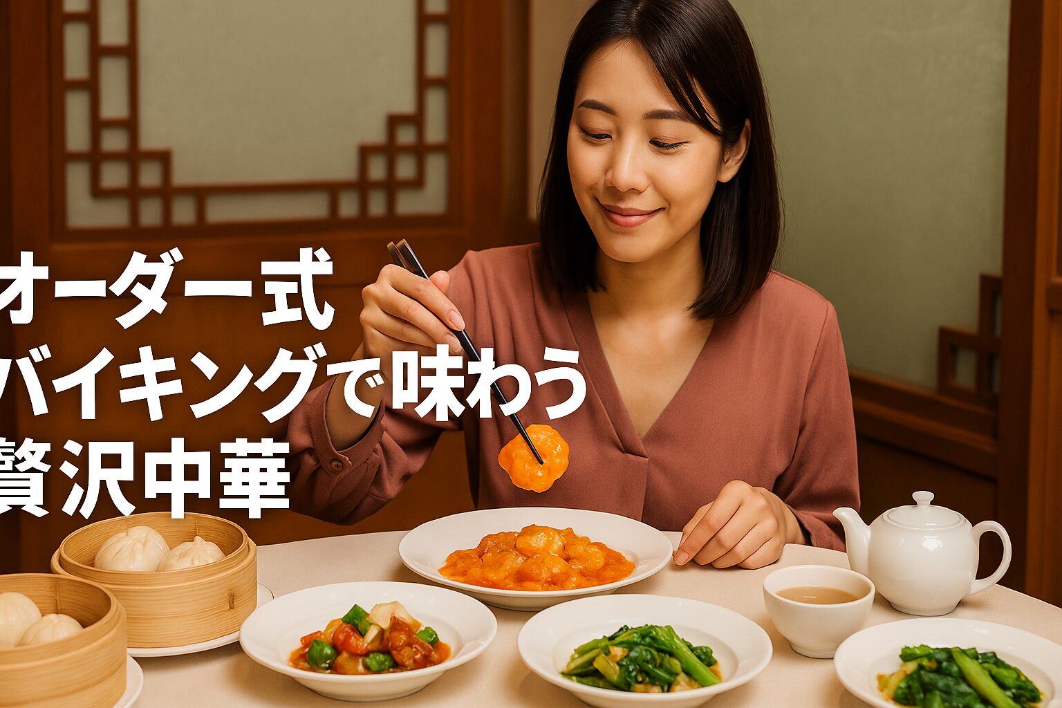 オーダー式 バイキングで味わう贅沢中華